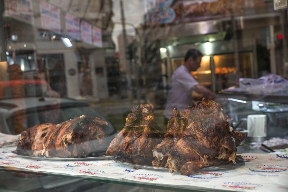 Meat on the spit - I Vonitsa Grill House